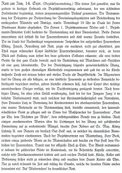 Zeitungsbericht Bezirksfeuerwehrtag