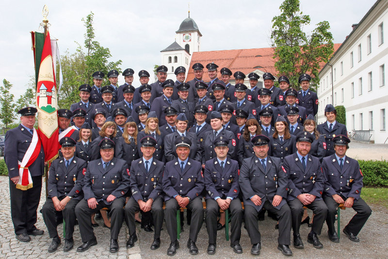 Gruppenbild der Aktiven Wehr Rott a. Inn 2008