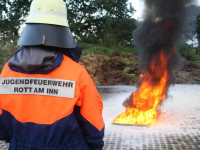 Brandübung Feuerlöscher