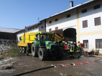 Brand Hackschnitzelheizung