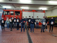 Uebergabe bei der Jugendfeuerwehr