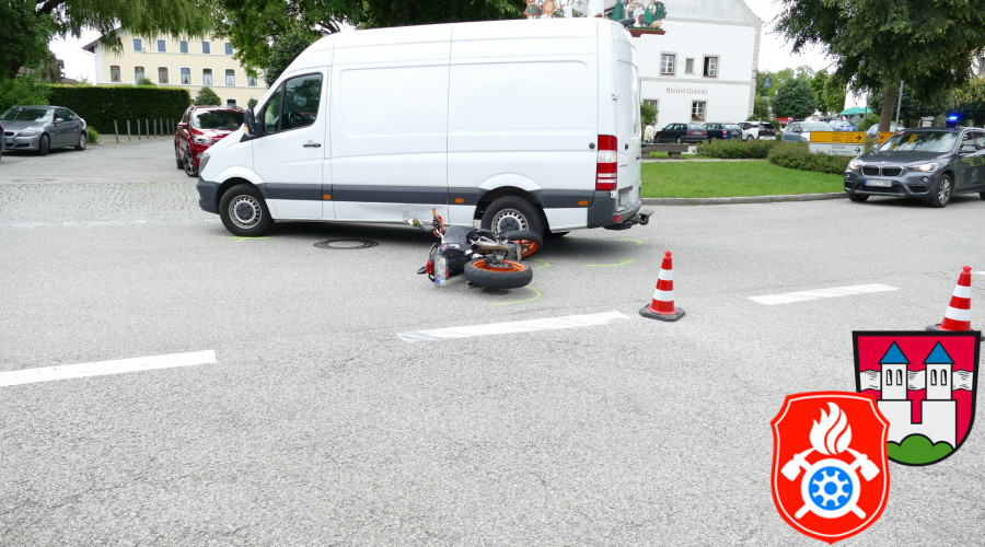 2020 07 29 VU Motorrad Marktplatz  1 