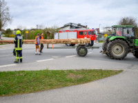 Absicherung Maibaumtransport
